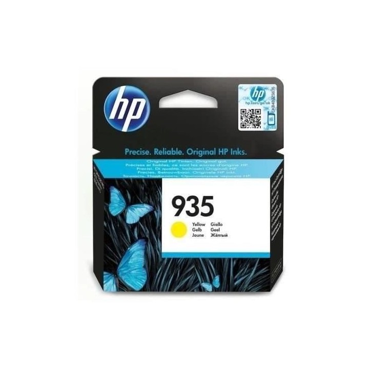 HP 935 Cartouche d'encre jaune authentique (C2P22AE) pour HP OfficeJet