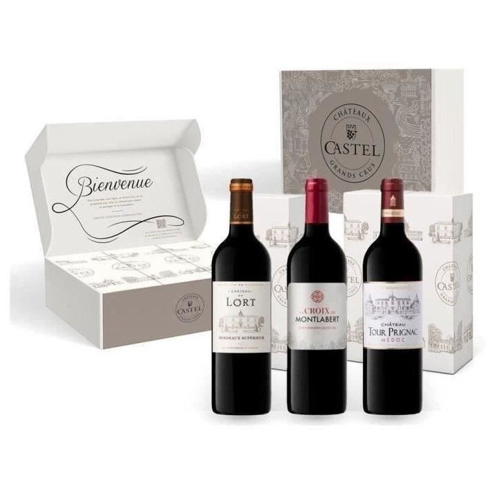 Coffret Médailles d'Or de Bordeaux : Château du Lort, La Croix Montl