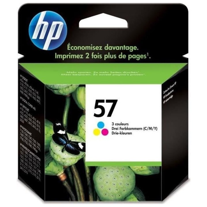 HP 57 Cartouche d'encre trois couleurs authentique (C6657AE) pour HP P