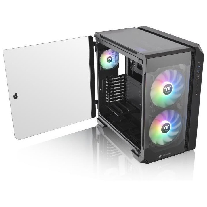 Boîtier PC - THERMALTAKE - View 51 TG ARGB - Boitier sans alimentatio