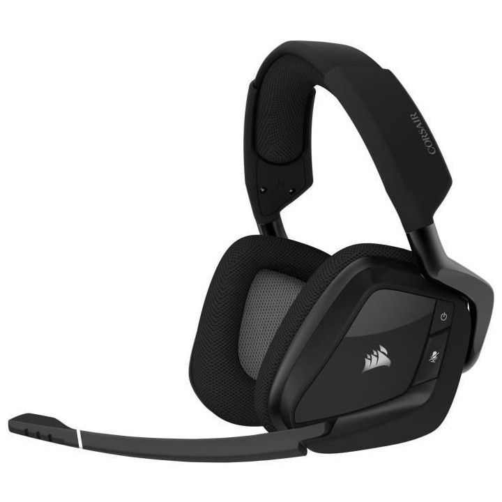 Casque Gamer VOID RGB ELITE - Sans Fil - Carbone (CA-9011201-EU) - COR