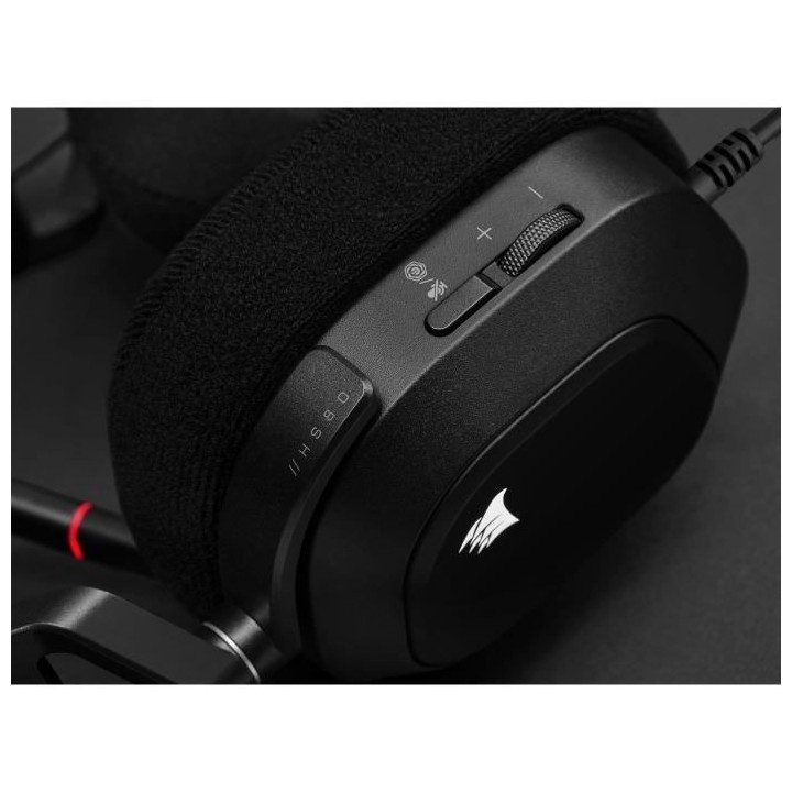 Casque gaming premium HS80 RGB USB - Carbone CORSAIR