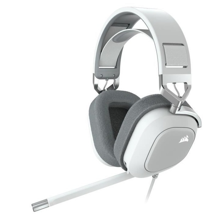 Casque Gaming Filaire CORSAIR HS80 RGB USB Son Surround 7.1 Microphone