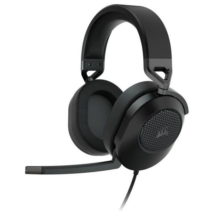 Casque gaming CORSAIR HS65 SURROUND - Carbone, son surround Dolby Audi