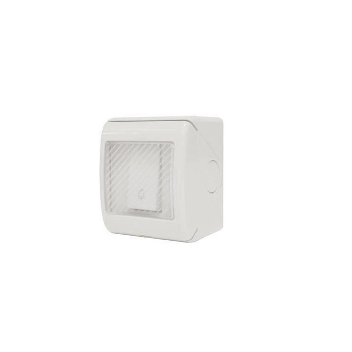 Bouton poussoir SCS SENTINEL 230V - Pouvoir de coupure 16A - IP55 - Bl