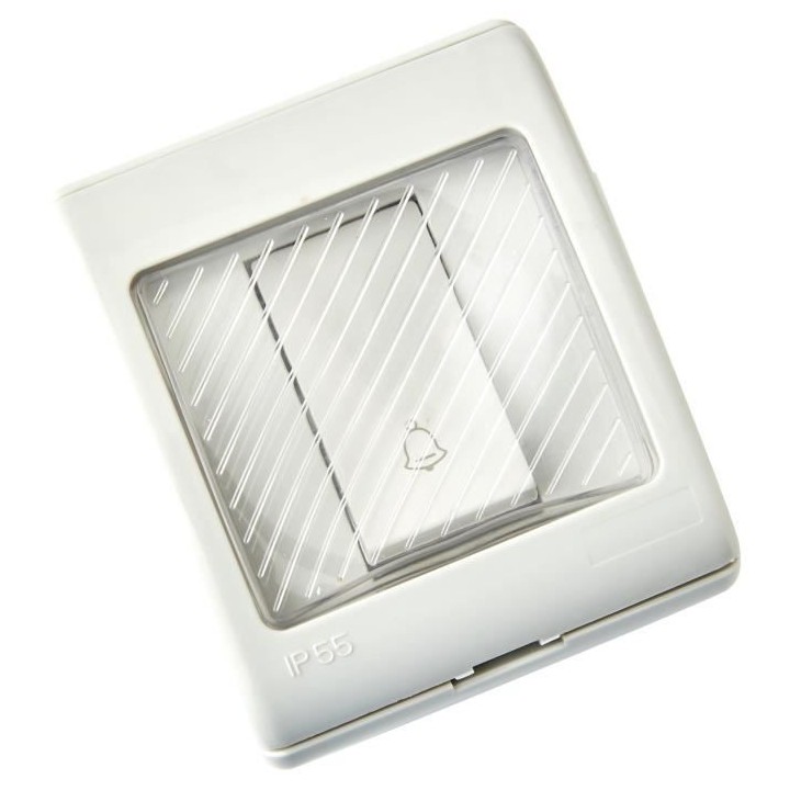 Bouton poussoir SCS SENTINEL 230V - Pouvoir de coupure 16A - IP55 - Bl