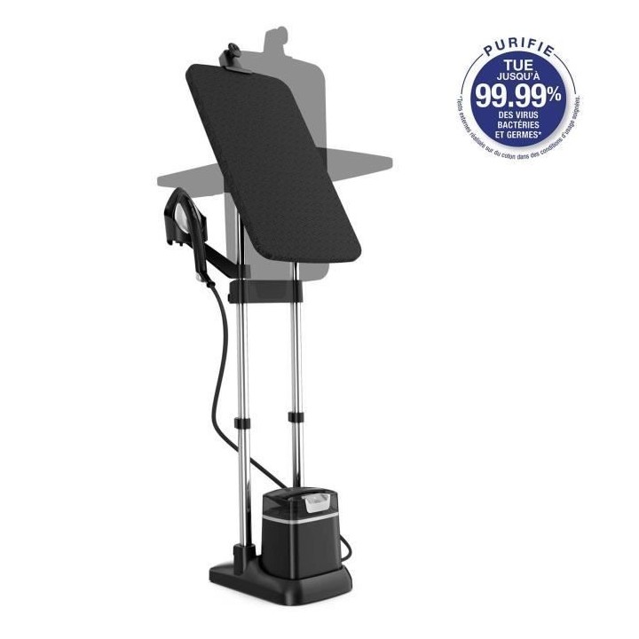 CALOR IXEO+ Défroisseur vapeur tout-en-un avec planche Smart Board in