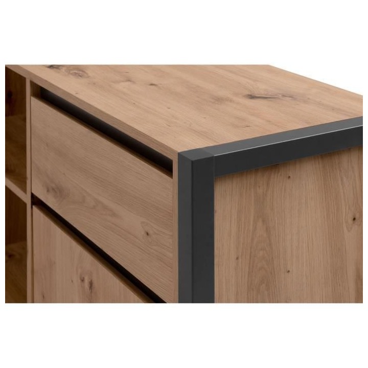 Bureau d'angle réversible Denver - Panneaux de particules - Coloris c