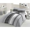 LOVELY HOME Parure de couette Coton CONFUSSUS Gris 240x260cm