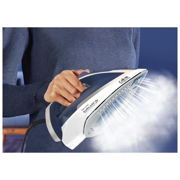 CALOR Fer a repasser vapeur, Débit vapeur 50 g/min, Pressing 260 g/mi