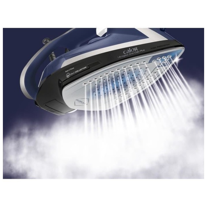 CALOR Ultragliss Anti-Calc +, Fer a repasser, Vapeur 50g/min, Pressing