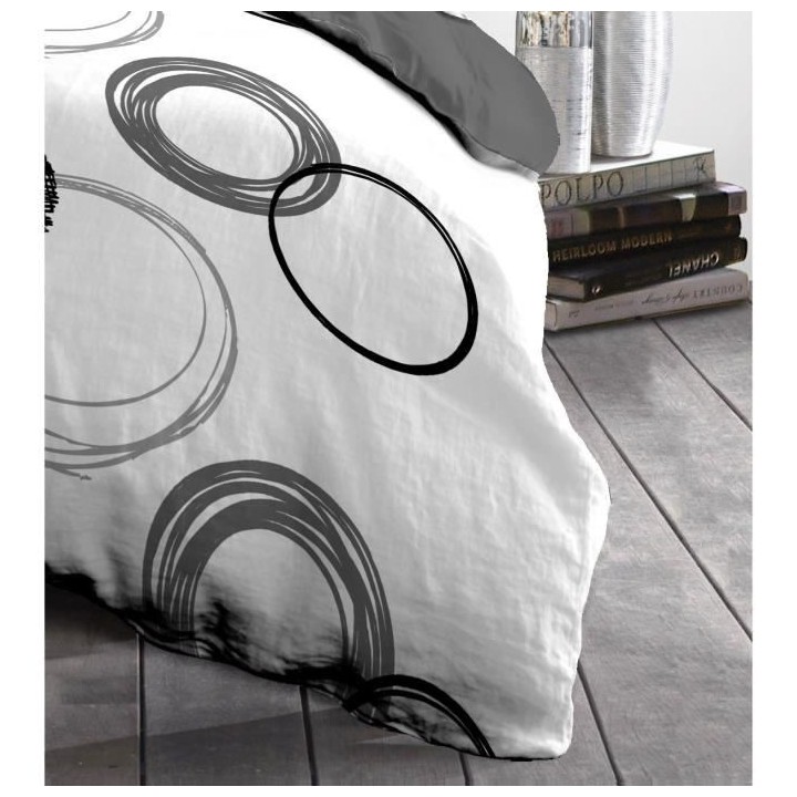 Parure de couette microfibre Audace - 1 housse de couette 220 x 240 cm