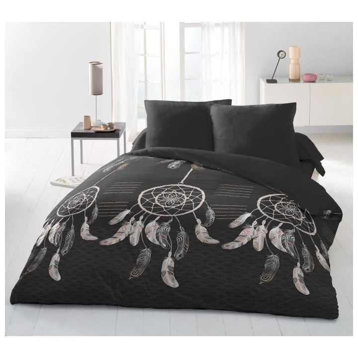 Parure de couette microfibre ATTRAPE REVES - 1 housse de couette 220 x