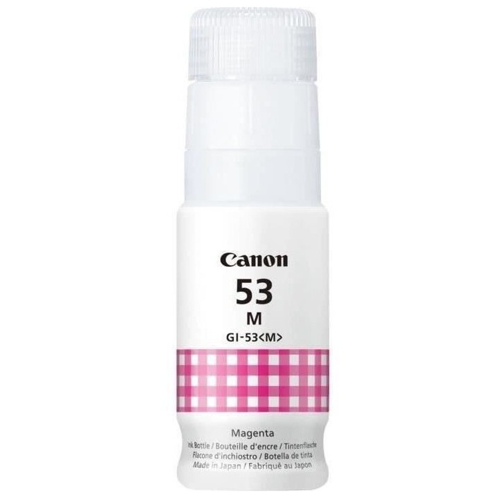 Bouteille d'encre - CANON - GI-53M - Magenta - Compatibilité PIXMA G6