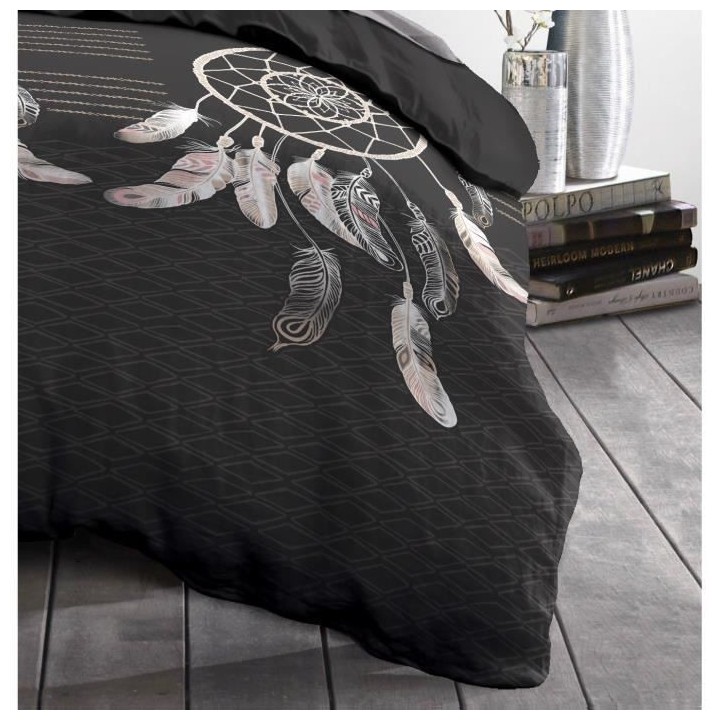 Parure de couette microfibre ATTRAPE REVES - 1 housse de couette 220 x