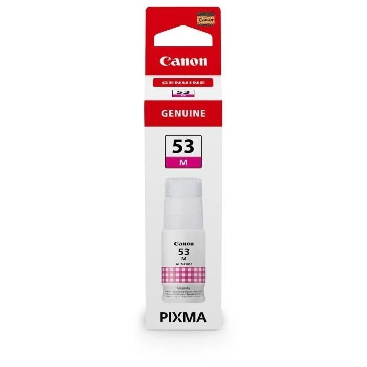 Bouteille d'encre - CANON - GI-53M - Magenta - Compatibilité PIXMA G6