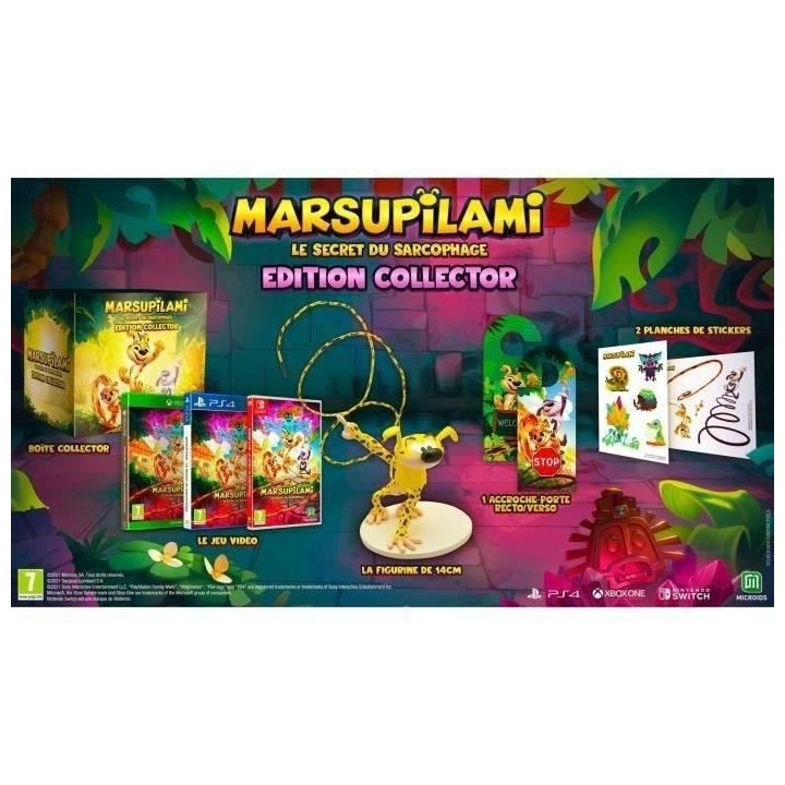 Marsupilami : Le Secret du Sarcophage - Édition Collector Jeu Switch