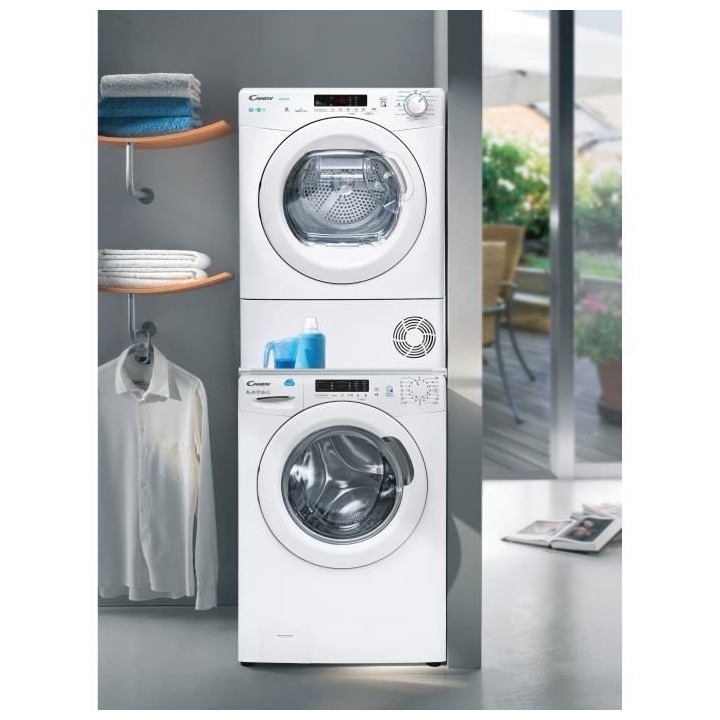 Seche-linge a condensation CANDY CSE C9DE-47 Smart - 9 kg - Moteur sta