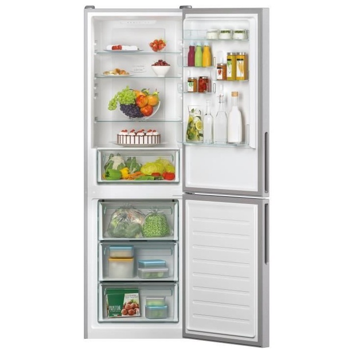 Réfrigérateur combiné 2 portes 341 L - CANDY - CCE3T618ES - Classe