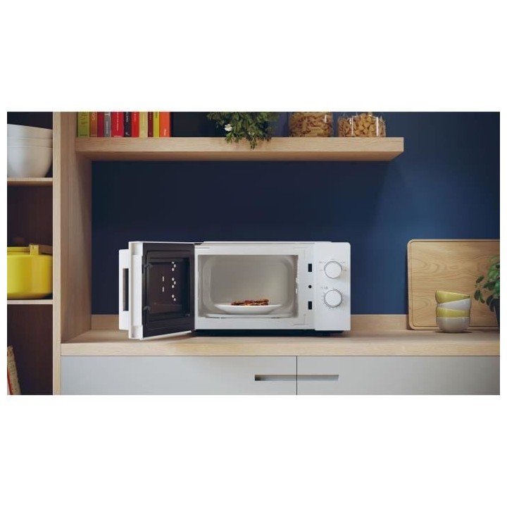 CMW20SMWLI Micro-ondes Mono CANDY Idea - 20L - MO : 700W - UI mécaniq