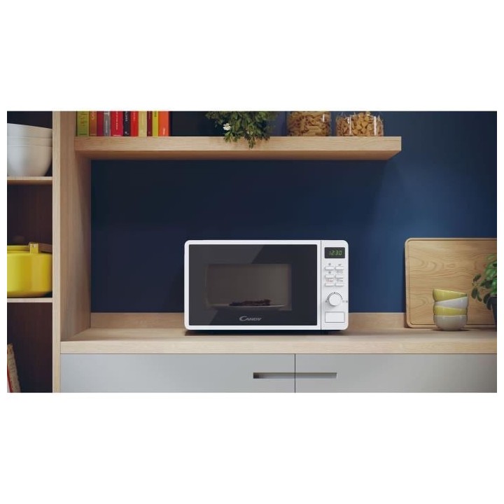 CMWA20SDLWLI Micro-ondes Mono CANDY Idea - 20L - MO : 700W - UI digita