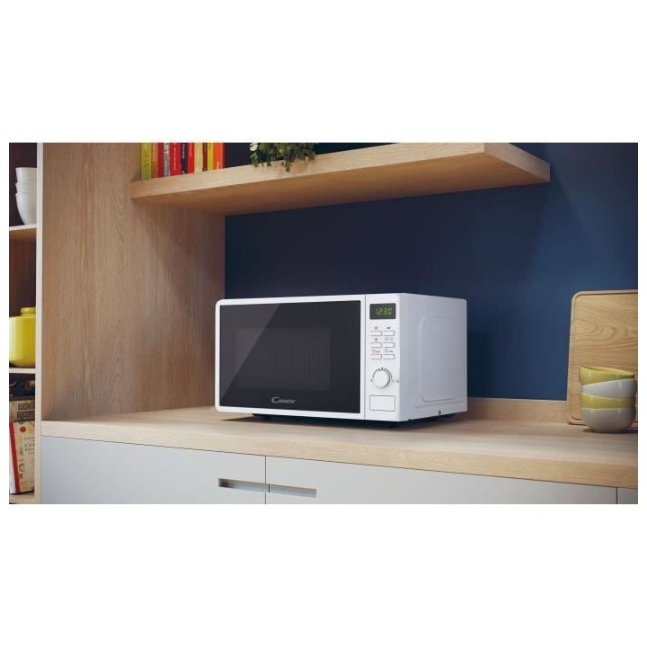 CMWA20SDLWLI Micro-ondes Mono CANDY Idea - 20L - MO : 700W - UI digita