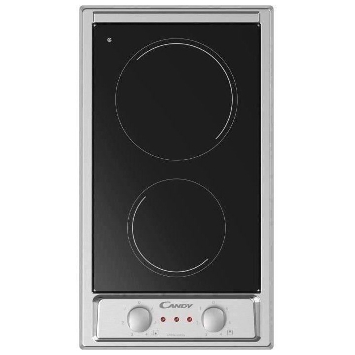 Plaque de cuisson vitrocéramique CANDY Idea - 2 foyers - L 30cm - CH3