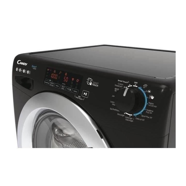 Lave-linge hublot CANDY CSS1410TWMCBE/FR - 10 kg - Induction - Vapeur