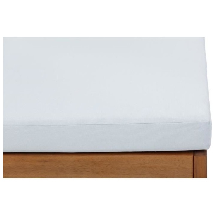 Banquette de jardin ALMA en bois d'acacia FSC avec coussins - 2 person