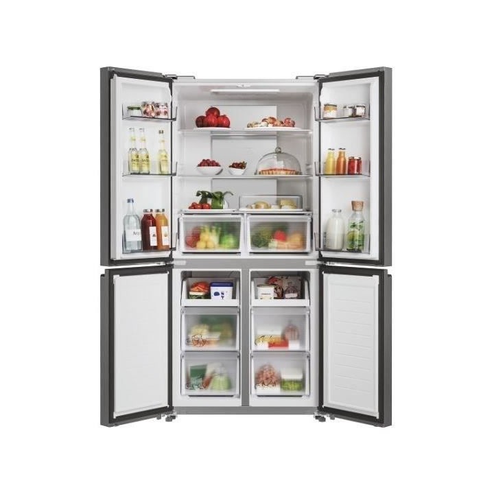 Réfrigérateur multi-portes CANDY CFQQ5T817EPS - 400L - No Frost - Cl