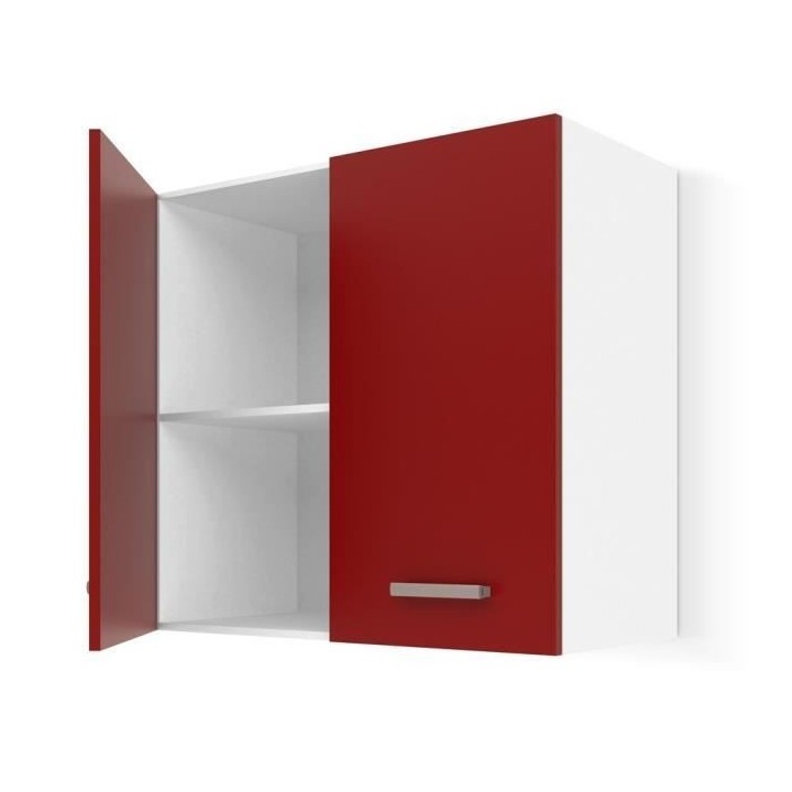 ULTRA Meuble haut de cuisine L 60 cm - Rouge mat
