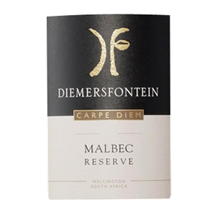 Diemersfontein Carpe Diem 2015 Malbec - Vin rouge d'Afrique du Sud