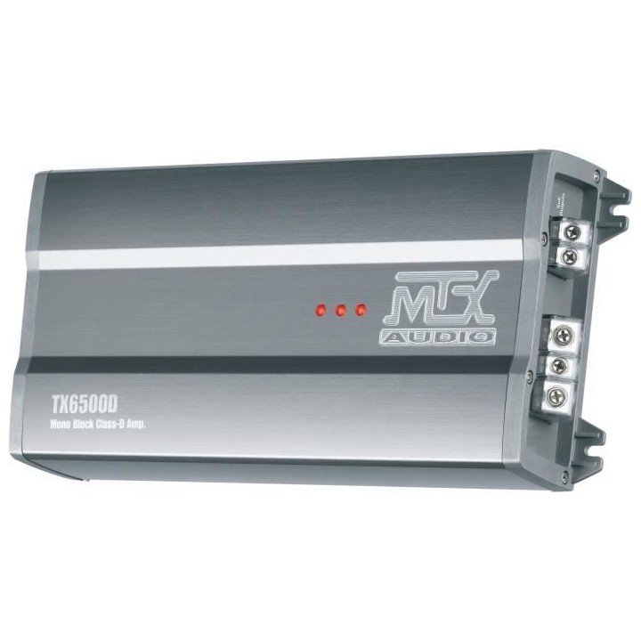 MTX TX6500D Amplificateur voiture Classe-D 1x500W RMS 2 Télécommande