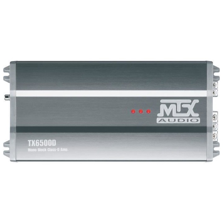 MTX TX6500D Amplificateur voiture Classe-D 1x500W RMS 2 Télécommande