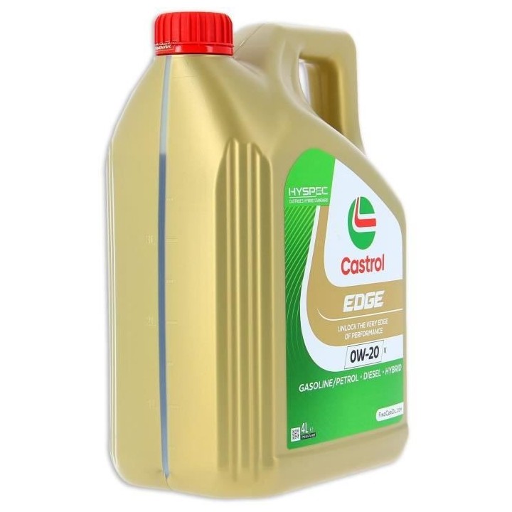 Huile moteur - CASTROL - EDGE 0W-20 V - 4L
