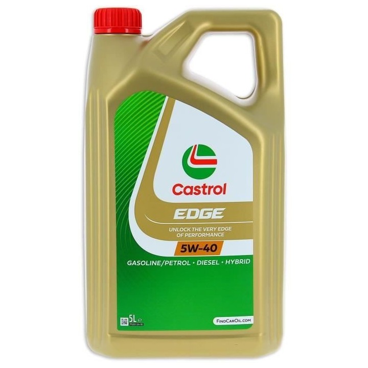 Huile moteur - CASTROL - EDGE 5W-40 - 5L