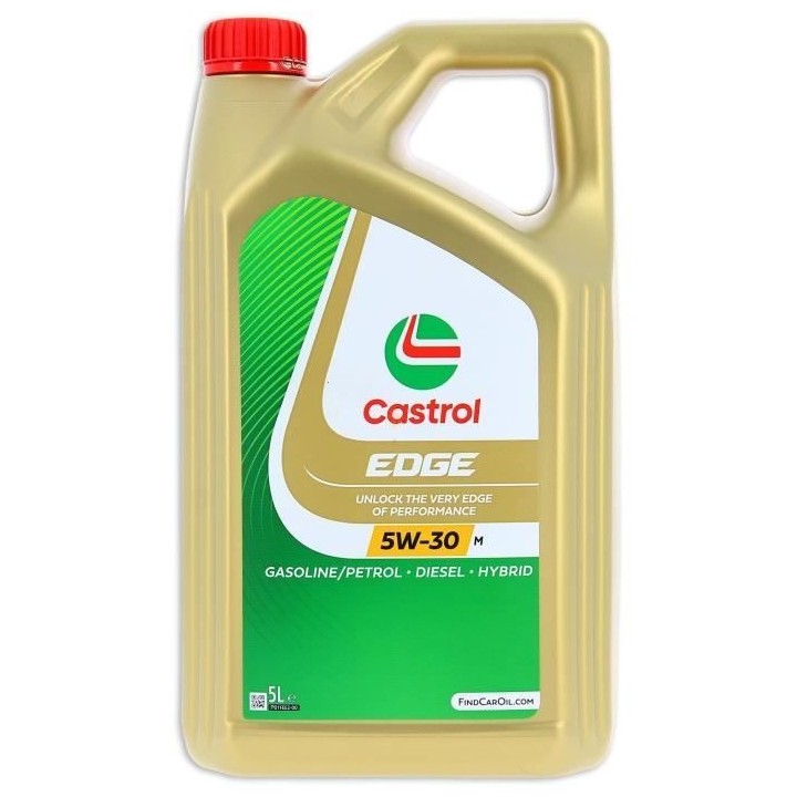 Huile moteur - CASTROL - EDGE 5W-30 M - 5L