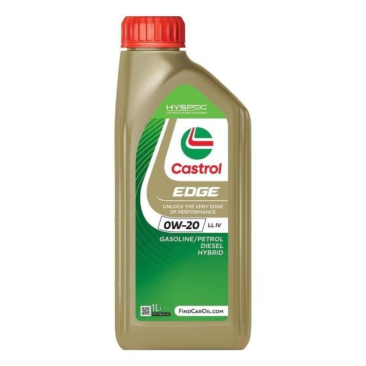 Huile moteur - CASTROL - EDGE 0W-20 LL IV - 1L