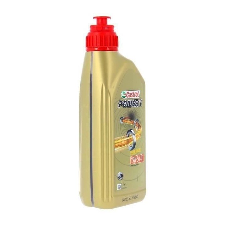 Huile moteur - CASTROL - Power1 4T 15W-50 - 1L