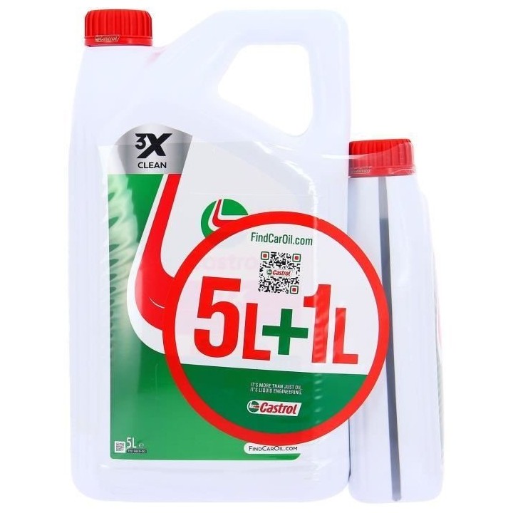 Huile Moteur - CASTROL GTX - 5W-30 C4 - 5L+1L - 057036