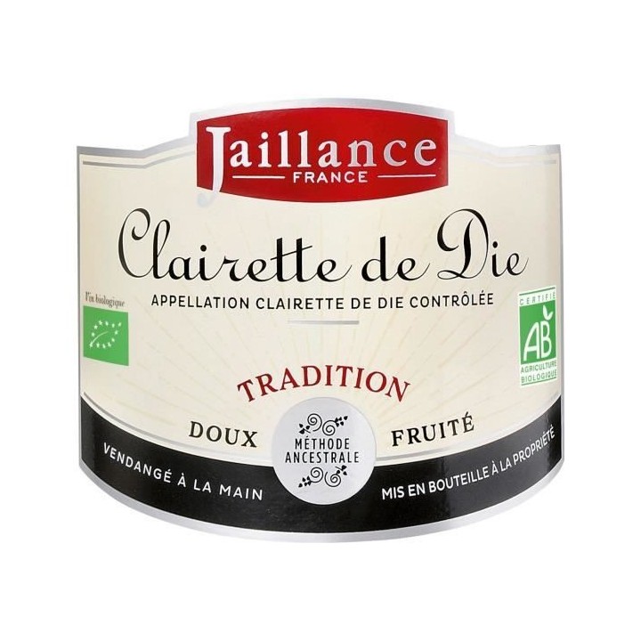 Jaillance Tradition Bio - Clairette de Die