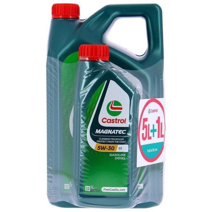 Huile Moteur - CASTROL MAGNATEC - 5W-30 C2 - 5L+1L - 057166