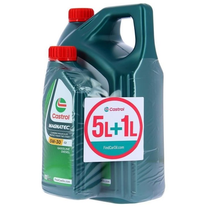 Huile Moteur - CASTROL MAGNATEC - 5W-30 C2 - 5L+1L - 057166
