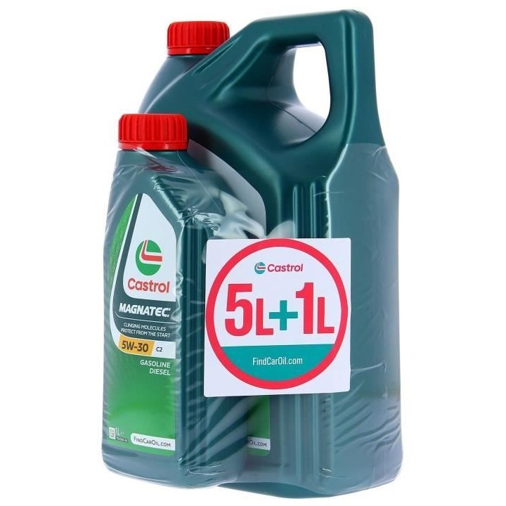 Huile Moteur - CASTROL MAGNATEC - 5W-30 C2 - 5L+1L - 057166