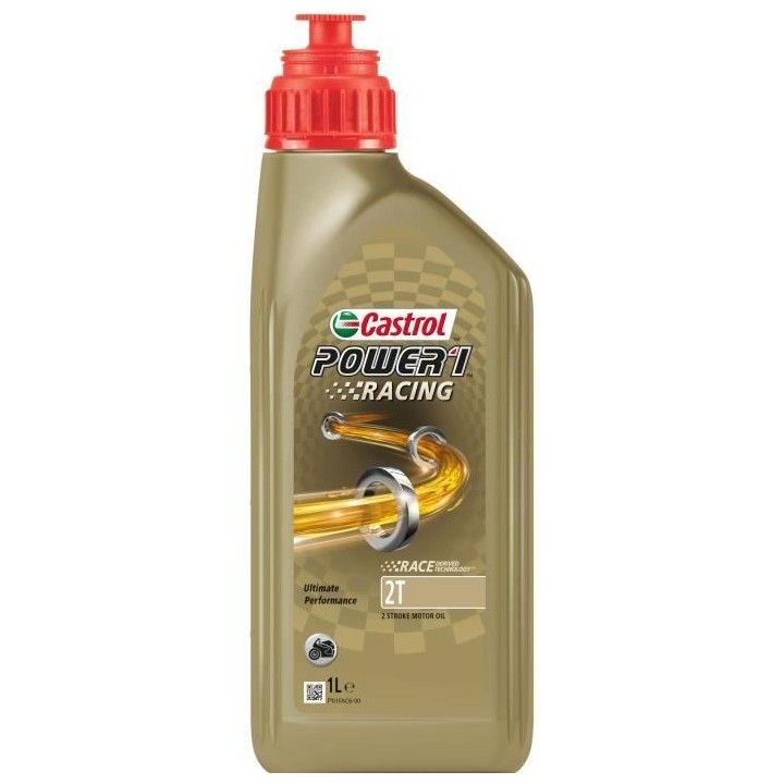 Huile moteur - CASTROL - Power1 Racing 2T - 1L
