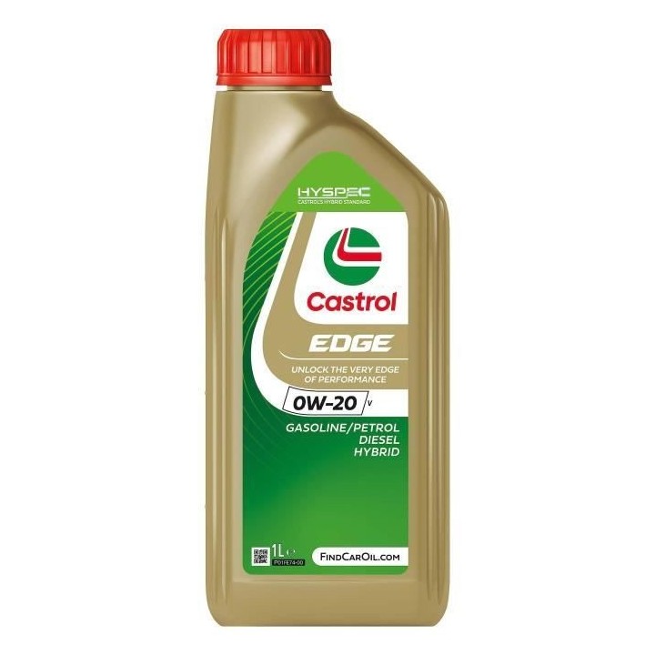 Huile moteur - CASTROL - EDGE 0W-20 V - 1L