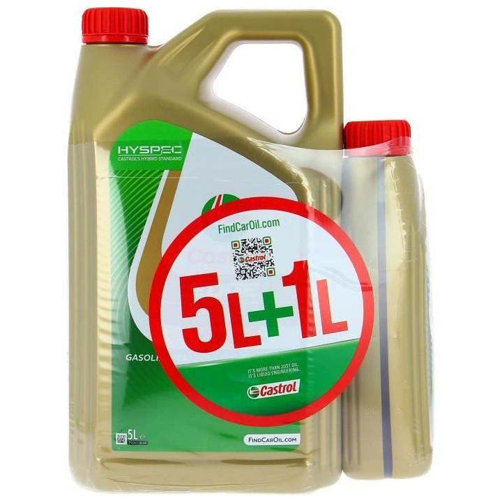 Huile Moteur - CASTROL EDGE - 5W-30 LL - 5L+1L - 057356