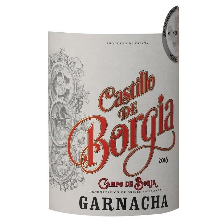 Castillo de Borgia 2018 Campo de Borja - Vin rouge d'Espagne