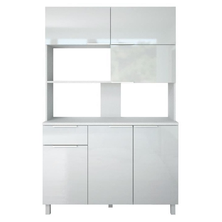 Berlioz Creations CB120B LOVA Buffet de cuisine contemporain avec 6 Po