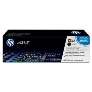 Cartouche de toner HP 125A noir pour imprimantes HP Color LaserJet CP1